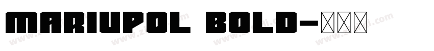 Mariupol Bold字体转换